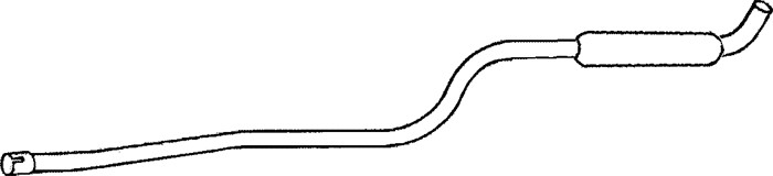 Mittenljuddämpare Klarius 250155 Klarius