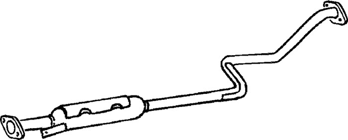 Mittenljuddämpare Klarius 250458 Klarius