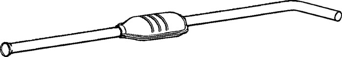 Mittenljuddämpare, Mitt Klarius 250558 Klarius