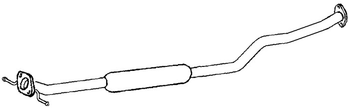 Mittenljuddämpare Klarius 250783 Klarius Mittenljuddämpare Klarius 250783 Klarius