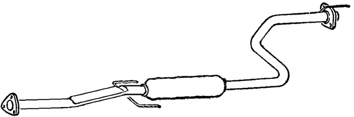 Mittenljuddämpare Klarius 260209 Klarius