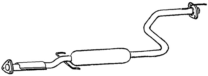 Mittenljuddämpare Klarius 260298 Klarius