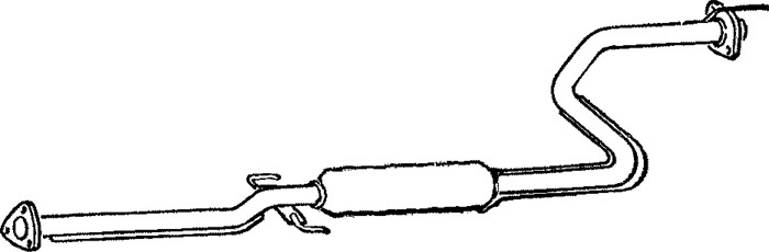 Mittenljuddämpare Klarius 260425 Klarius