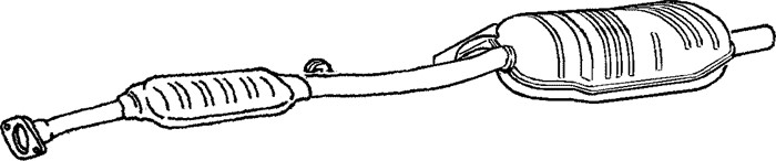 Bakre ljuddämpare Klarius 260523 Klarius Bakre ljuddämpare Klarius 260523 Klarius