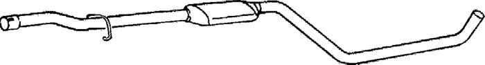 Mittenljuddämpare Klarius 260564 Klarius Mittenljuddämpare Klarius 260564 Klarius