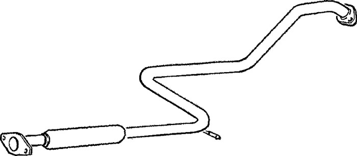 Mittenljuddämpare Klarius 260593 Klarius