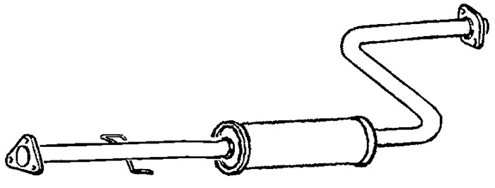 Mittenljuddämpare Klarius 260639 Klarius