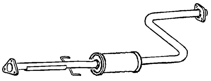 Mittenljuddämpare Klarius 260640 Klarius