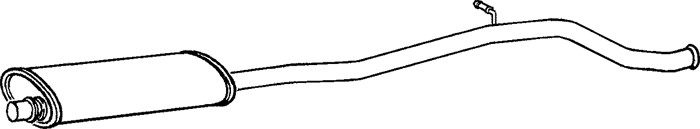 Mittenljuddämpare, Mitt Klarius 260738 Klarius Mittenljuddämpare, Mitt Klarius 260738 Klarius