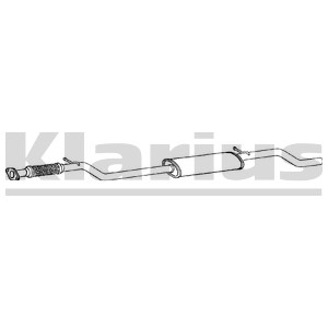 Mittenljuddämpare Klarius 260806 Klarius