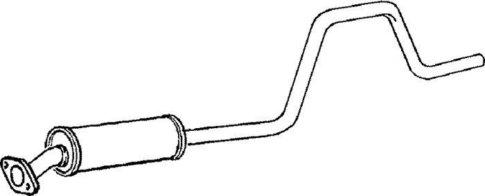 Mittenljuddämpare Klarius 260840 Klarius
