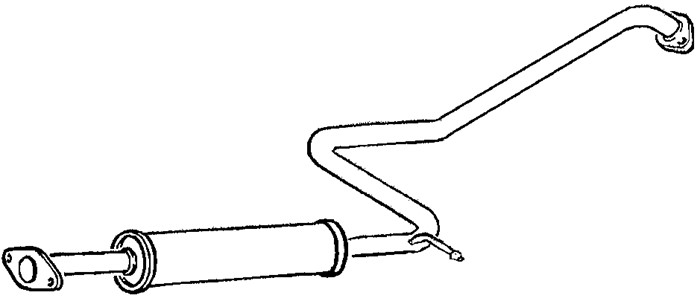 Mittenljuddämpare Klarius 260864 Klarius