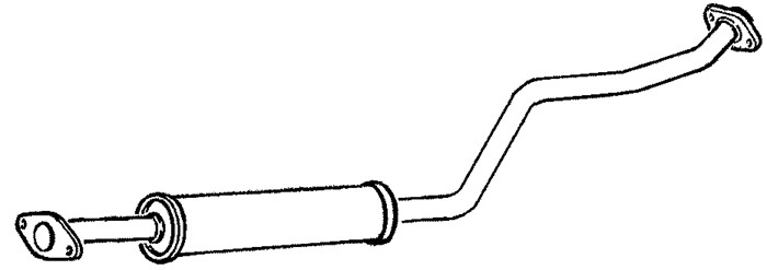 Mittenljuddämpare Klarius 260868 Klarius
