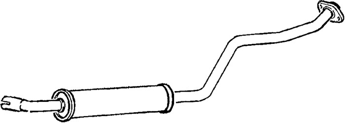 Mittenljuddämpare Klarius 260869 Klarius