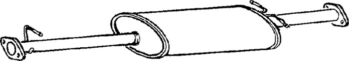 Mittenljuddämpare, Bak Klarius 260906 Klarius Mittenljuddämpare, Bak Klarius 260906 Klarius