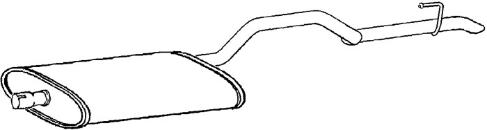 Mittenljuddämpare Klarius 260930 Klarius