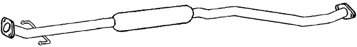 Mittenljuddämpare Klarius 261003 Klarius