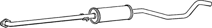 Mittenljuddämpare Klarius 270215 Klarius