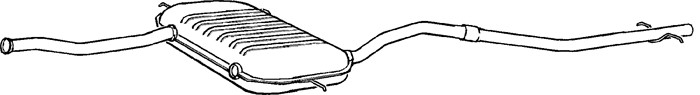 Mittenljuddämpare, Mitt Klarius 270377 Klarius