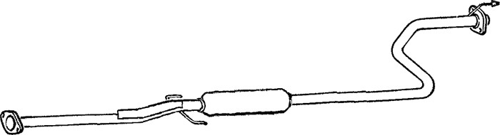 Mittenljuddämpare Klarius 270414 Klarius