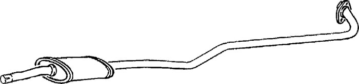 Mittenljuddämpare Klarius 270432 Klarius