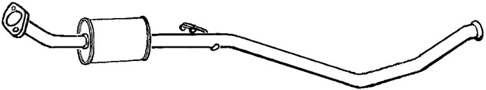 Mittenljuddämpare Klarius 270577 Klarius