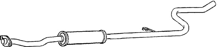 Mittenljuddämpare, Mitt Klarius 270585 Klarius Mittenljuddämpare, Mitt Klarius 270585 Klarius