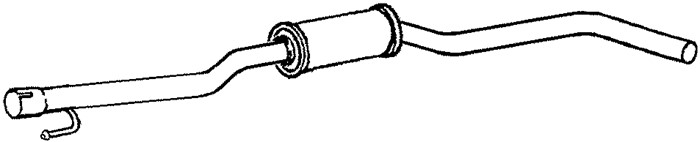 Mittenljuddämpare Klarius 270590 Klarius