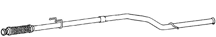 Avgasrör, Mitt Klarius 270722 Klarius