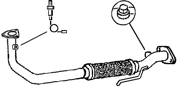 Avgasrör, Fram Klarius 301138 Klarius