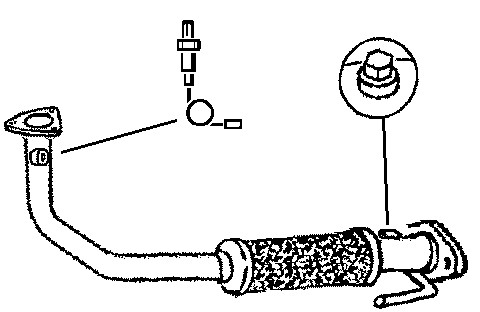 Avgasrör, Fram Klarius 301144 Klarius