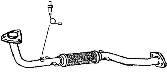 Avgasrör, Fram Klarius 301201 Klarius