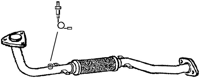 Avgasrör, Fram Klarius 301202 Klarius