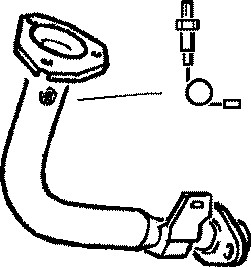 Avgasrör, Fram Klarius 301289 Klarius