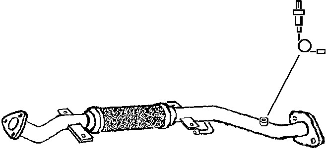Avgasrör, Fram Klarius 301334 Klarius