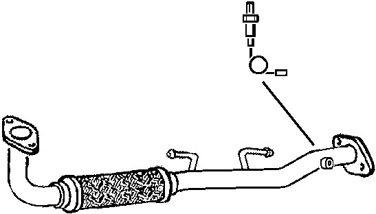 Avgasrör, Mitt Klarius 301389 Klarius