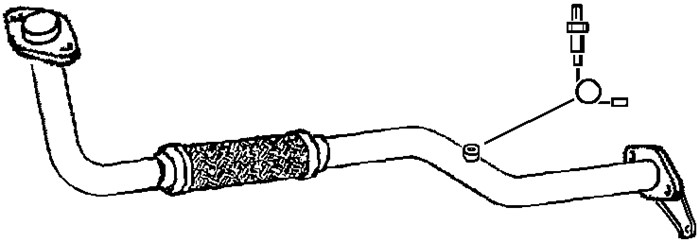 Avgasrör, Fram Klarius 301446 Klarius