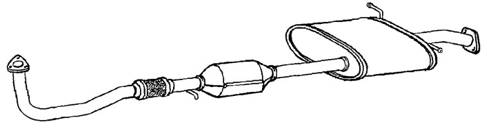 Katalysator, Mitt Klarius 311981 Klarius