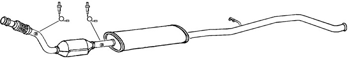 Katalysator Klarius 321432 Klarius