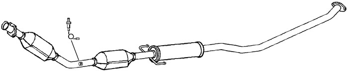 Katalysator Klarius 321947 Klarius
