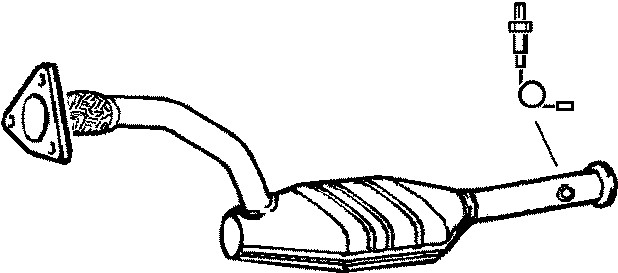 Katalysator, Mitt Klarius 322503 Klarius