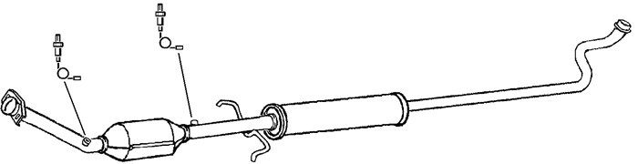 Katalysator Klarius 322761 Klarius