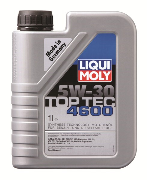 1l  L-m Motorolja Top Tec 4600 5w30 Liquimoly koi107-3755 LiquiMoly