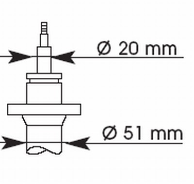 Stötdämpare Gastryck, Framaxel Kyb Ultra sr 374008 KYB