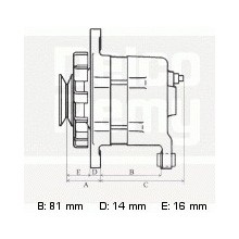 Generator 14V 120A