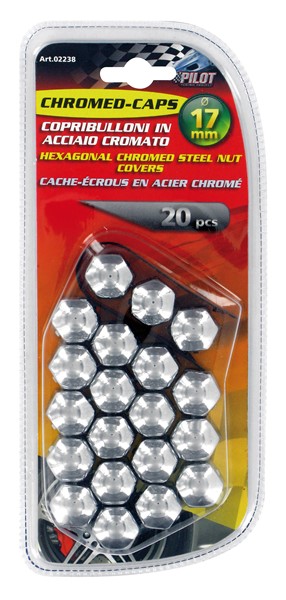 Chromed-caps 17mm, Universal