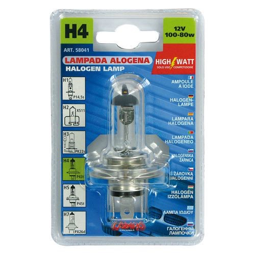 Halogenlampa H4 P43t