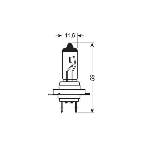 Halogenlampa H7 Px26d