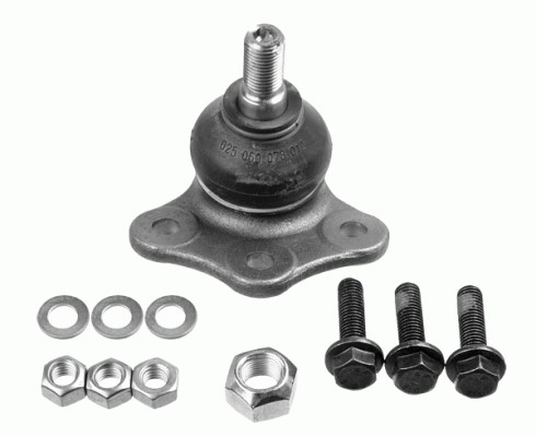 Kulled / Spindelled, Framaxel, Tvåsidig Lemförder 26705 02 LEMFÖRDER