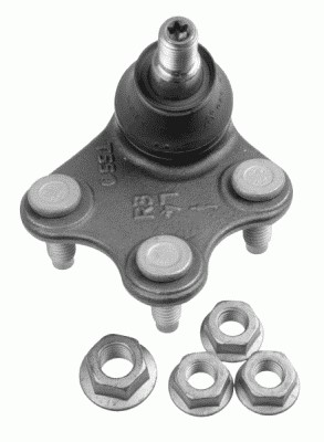 Kulled / Spindelled, Framaxel, Vänster, Höger Lemförder 33905 01 LEMFÖRDER